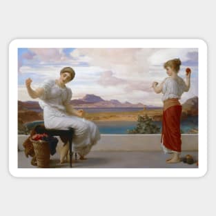 Winding the Skein by Frederic Leighton Magnet